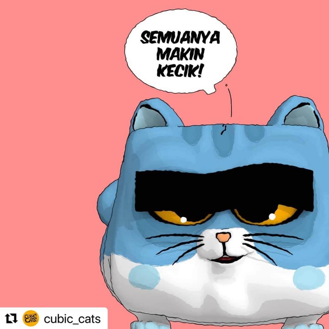 Koleksi Komik Malaysiaさんのインスタグラム写真 - (Koleksi Komik MalaysiaInstagram)「#Repost @cubic_cats with @make_repost ・・・ Sorry la Bubu..😅 kekadang Kak Ti tak perasan! Hahaha. Next time Kak Ti hati-hati ok. 😂😂.  . #kucingkampung #cubiccatstheseries #cubiccats #catsofinstagram #cats #catlovers #kucing」2月9日 12時55分 - tokkmungg_exclusive