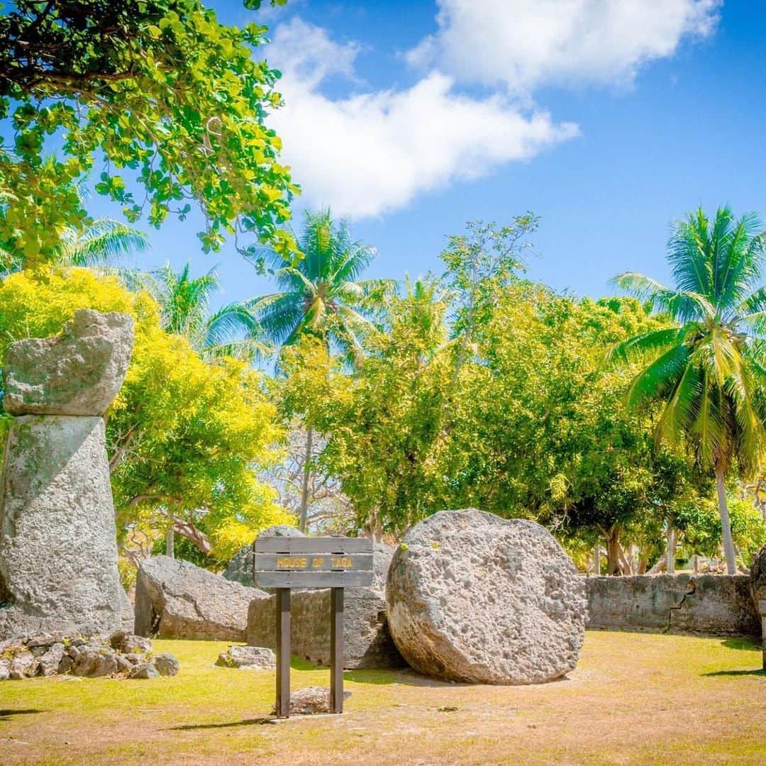 マリアナ政府観光局さんのインスタグラム写真 - (マリアナ政府観光局Instagram)「テニアン島のサンホセ公園にあるタガ遺跡。House of Tagaと呼ばれるこの遺跡は、西暦1000年頃、この地にあった村の一部だと言われています。伝説によると、この村の長であるタガ王は超人的な強さを持ち、娘の遺骨をラッテ・ストーンの空洞に埋めたそうです。 残された大きな石柱は、当時の建造物の一部だと言われていますが、多くはまだ謎に包まれたままです。 . #タガ遺跡 #テニアン島 #マリアナ政府観光局  #3連休はマリアナ。 #サイパン #テニアン #ロタ #北マリアナ諸島 #marianavisitorsauthority #mva #saipan #tinian #rota #northernmarianaislands」2月9日 13時02分 - mymarianas_mva