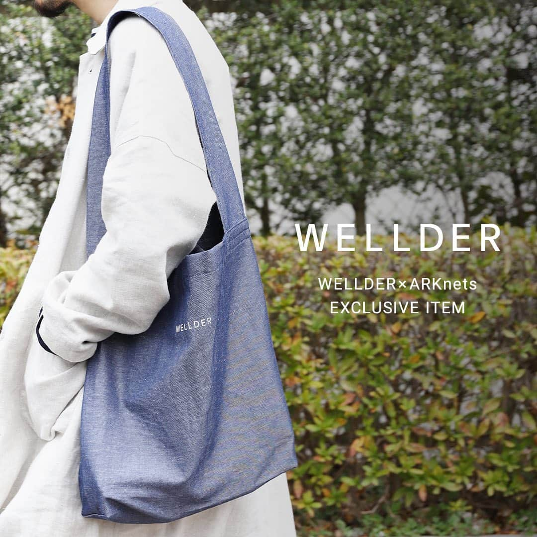 ARKnetsのインスタグラム：「《 WELLDER×ARKnets 》﻿ ﻿ 2021SS EXCLUSIVE ITEM﻿ ﻿ WELLDERの「Packable Bag」をベースに、デニム素材で別注制作を依頼したスペシャルアイテム。A4サイズのものも楽々と入り、通勤・通学用や、買い物用などと、様々な日常生活で使用することができます。肩掛けはもちろん、斜め掛けでも使用可能。デニム素材なので、経年変化も楽しんでいただけるバッグとなっています。﻿ ﻿ ﻿ ■BRAND / WELLDER (ウェルダー)﻿ 《 ネーム（Name.）》の元デザイナー 清水 則之 氏が手掛ける新ブランド《 ウェルダー（WELLDER）》。《 オーラリー（AURALEE）》や《 キャプテン サンシャイン（KAPTAIN SUNSHINE）》などを展開するクリップクロップが運営。﻿ ﻿ ﻿ ﻿ 【  取り扱い店舗 】﻿ @noasark0265﻿ ﻿ ﻿ ■商品や通信販売に関しまして、ご不明な点がございましたらお気軽にお問い合わせください。﻿ -----------------------------------﻿ 【お問い合わせ】﻿ ARKnetsコールセンター﻿ TEL：028-634-1212 ( 営業時間 12:00～19:00 )﻿ ※店舗へ繋がりにくい場合には、こちらまでお問合せ下さい。﻿ -------------------------------------﻿ #WELLDER #ウェルダー #WELLDER21ss #arknets #noasark #栃木 #宇都宮セレクトショップ  #群馬 #高崎 #埼玉 #越谷 #セレクトショップ #別注 #limitededition #exclusive #PackableBag #コラボ #ファッション  #fashion #コーディネイト #メンズファッション #21ss #デニム #通勤 #通学用 #肩掛けバック #斜め掛けバック #デニム素材 #デニムバック #instafashion」