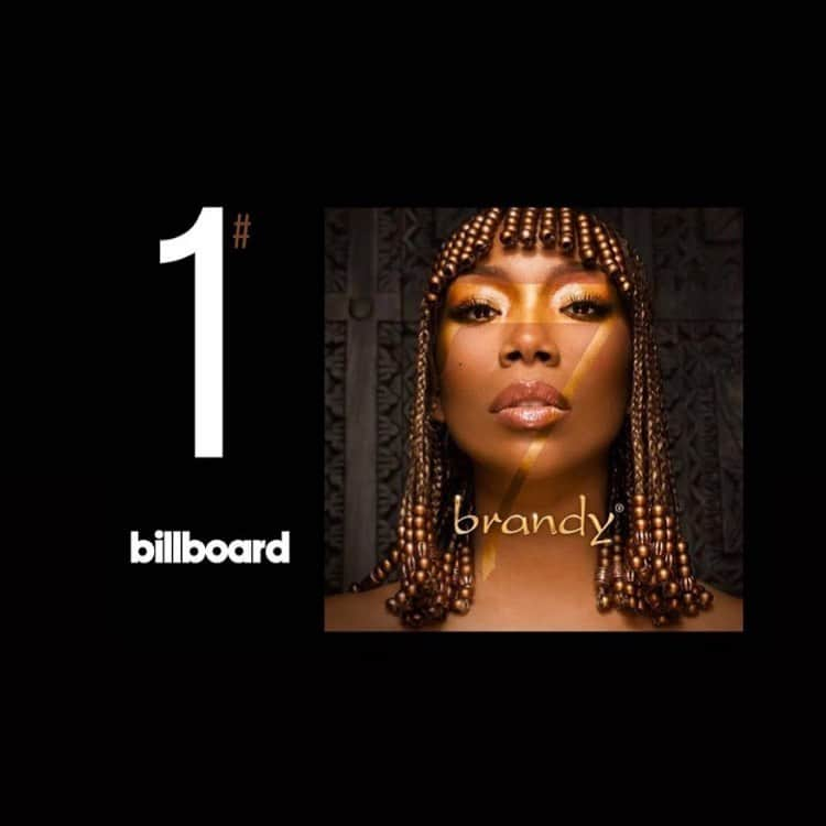 ブランディのインスタグラム：「Congratulations @brandy 🙏🏾🥳! • • • • • STREAM B7 NOW LINK IN BIO 🤎!」