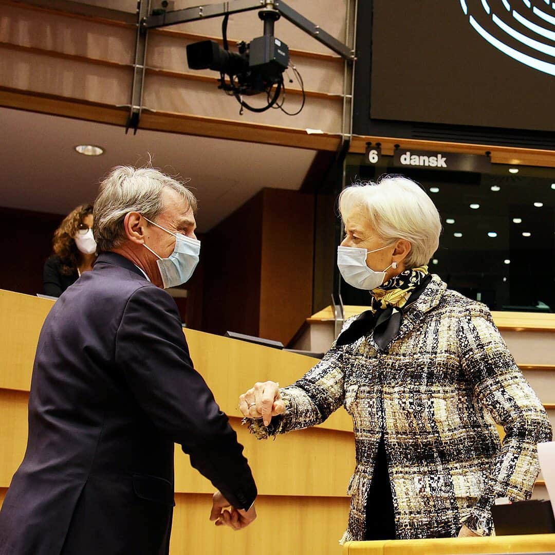 クリスティーヌ ラガルドさんのインスタグラム写真 クリスティーヌ ラガルドinstagram Speaking At The European Parliament Yesterday I Reflected On The Year Behind Us And The Year Ahead If We Want To Pave The Way For A Sustainable Recovery We Need