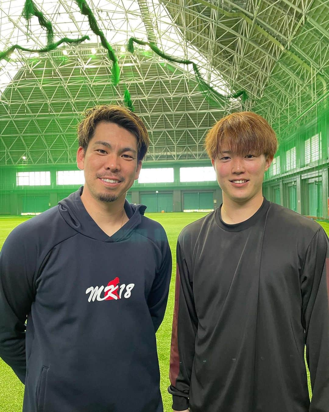 前田健太さんのインスタグラム写真 - (前田健太Instagram)「⚾️ 18&18  #前田健太 #森下暢仁」2月9日 19時35分 - 18_maeken