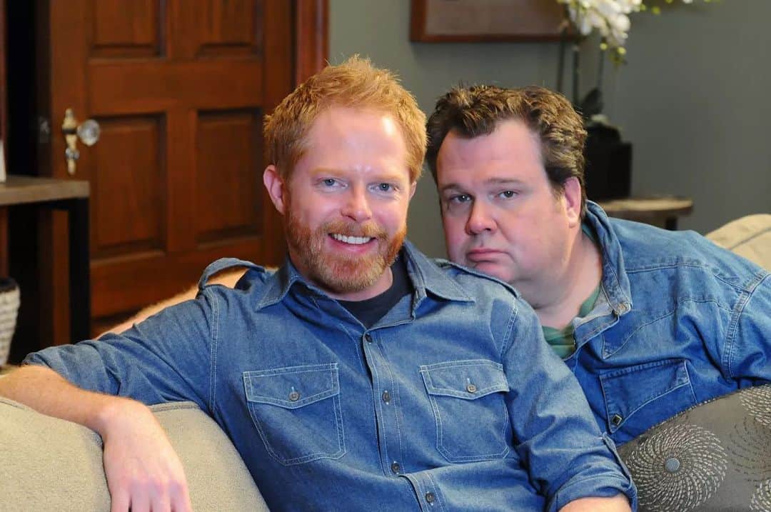 ジェシー・タイラー・ファーガソンのインスタグラム：「look at these little denim babies @ericstonestreet」