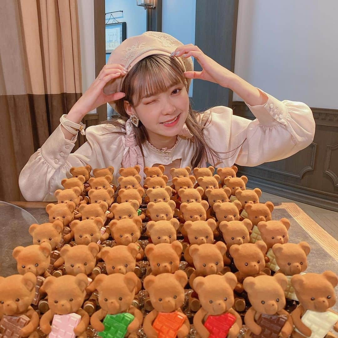 mimさんのインスタグラム写真 - (mimInstagram)「ちょっと前の画像だけど おいしそうな🧸さんと！」2月9日 20時30分 - mim_11_11