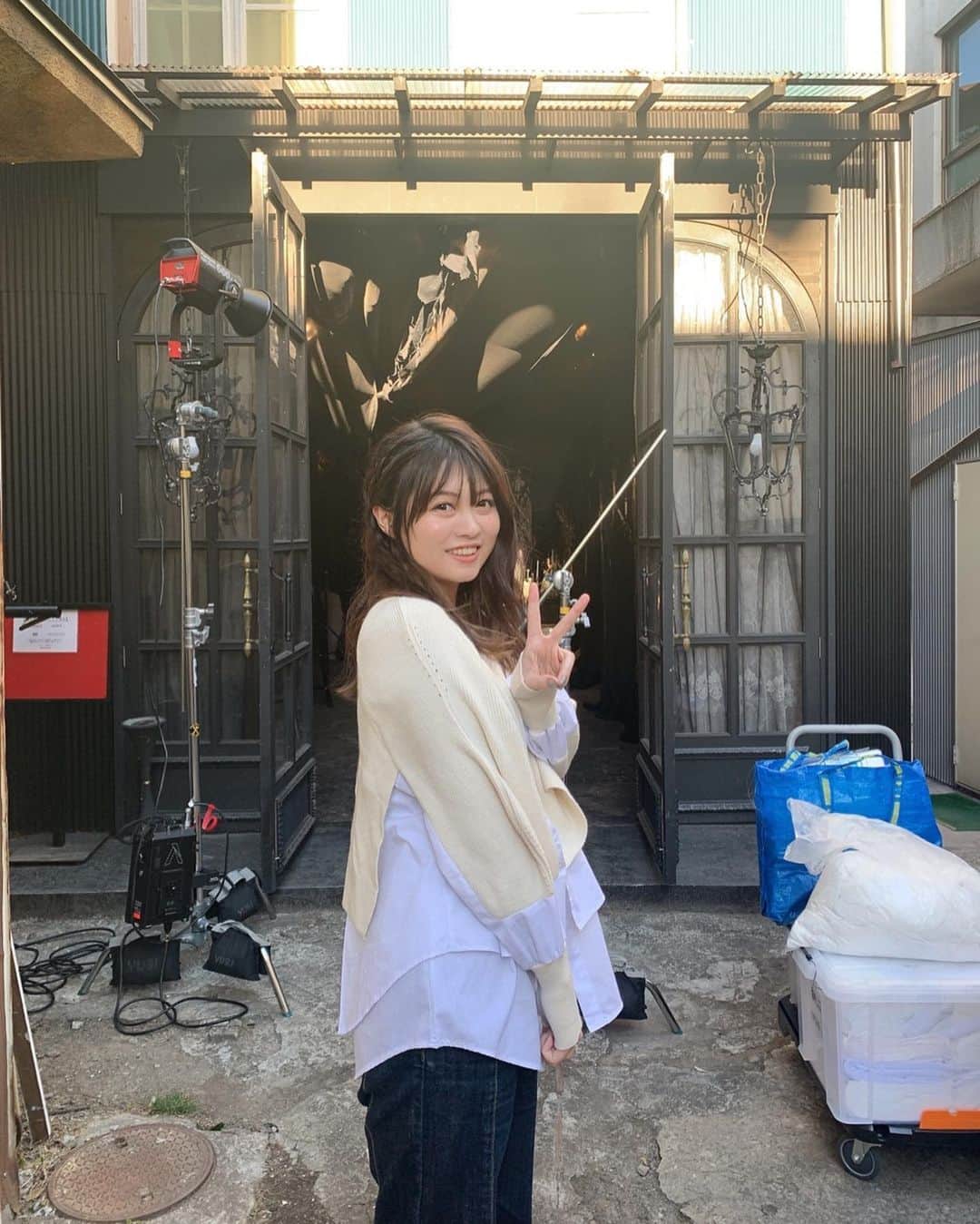 鈴木このみのインスタグラム：「撮影📸✨👾」