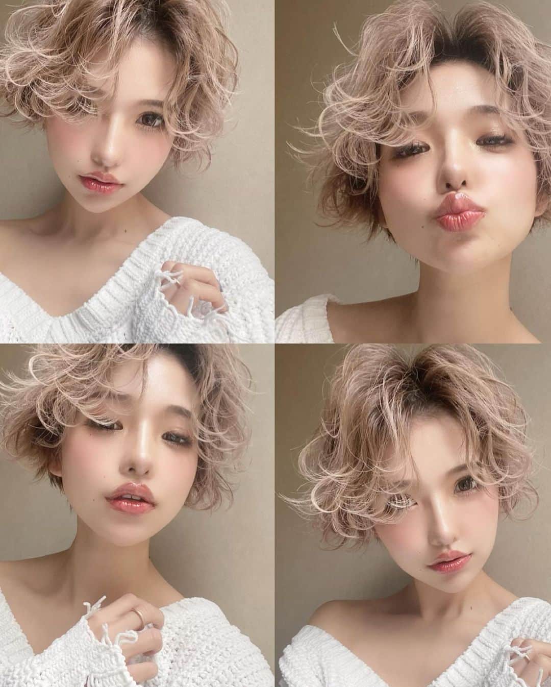 マリカさんのインスタグラム写真 - (マリカInstagram)「@release_ba_shinta.69 .. 青好評うれしい💙💋. 昨日の. ふわふわも人気やった💓 何枚目がお好きですか🕺🕺✨. . .  #作品撮り #サロンモデル #猫目 #impression_shots#lovers_nippon_portrait #explorejpn #ビジョビ  #関西サロンモデル #関西サロンモデル募集中 #関西サロンモデル募集 #サロモ #ヘアモデル #メイク好きさんと繋がりたい  #フリーモデル#関西モデル #お洒落さんと繋がりたい #カラコンレポ #make #ショート#ショートヘアモデル #tiktok #ブリーチカラー #バイヤレージュ #ピンクカラー #パープルカラー #ダブルカラー  .」2月9日 20時57分 - marika_h1127