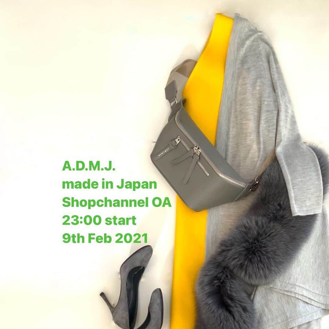 A.D.M.J.co.,Ltdさんのインスタグラム写真 - (A.D.M.J.co.,LtdInstagram)「#admj #admjofficial #bag #crossbodybag #madeinjapan #バッグ　#クロスボディバッグ　#ショップチャンネル　#shopchannel」2月9日 21時10分 - admjofficial_bag