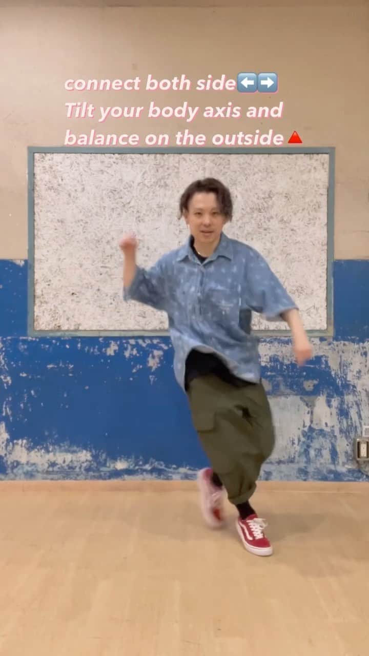 SHUHOのインスタグラム：「side walk  with twist👣🌪  housedance #dancetutorial #streetdance #dancelesson #dance #footwork #ダンス動画」