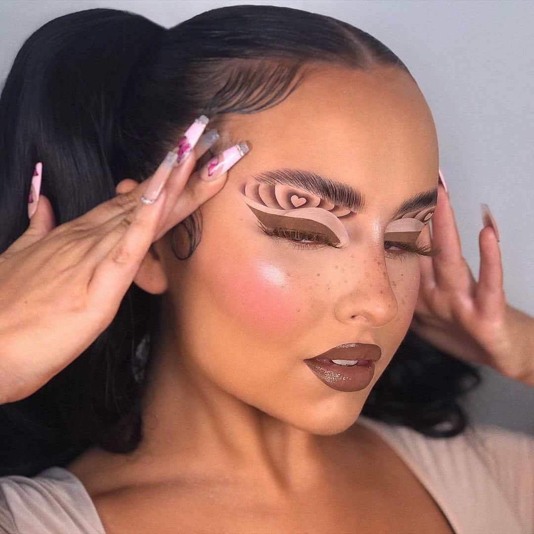 Huda Kattanさんのインスタグラム写真 - (Huda KattanInstagram)「Brown Rainbow Hearts🤎🌈 Swipe through and comment below your fave!😍👉 repost @hudabeautyshop   1. @sincerely_mels - #FauxFilter Luminous Matte in Dulce De Leche 2. @fuentes_legna - Last Night Power Bullet 3. @maryandpalettes - #FauxFilter Luminous Matte in Cashew + Nude Rich Obsessions 4. @jennseren - #HudaBeautyTantour in shade Medium」2月9日 21時28分 - hudabeauty