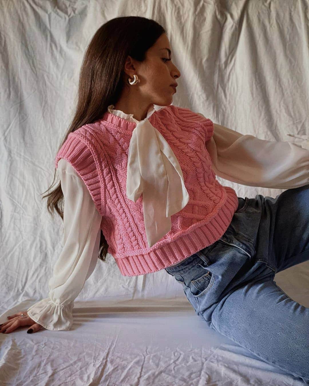 SHEINのインスタグラム：「Life's better in pink 🌸🎀 @sarabello_  Shop Item #: 1644054  #SHEINgals #SHEINstyle #SHEINSS21 #pink」