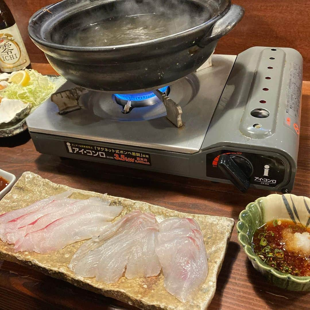 江川智晃さんのインスタグラム写真 - (江川智晃Instagram)「虎丸　伊勢市 全部美味しかったけど特に魚のしゃぶしゃぶが美味しかったです😊 16年も離れてるといっぱい知らない店ができてる😅 コロナが落ち着いたら色々行きたいな☺️ #伊勢 #魚 #虎丸」2月9日 22時30分 - egatomo43