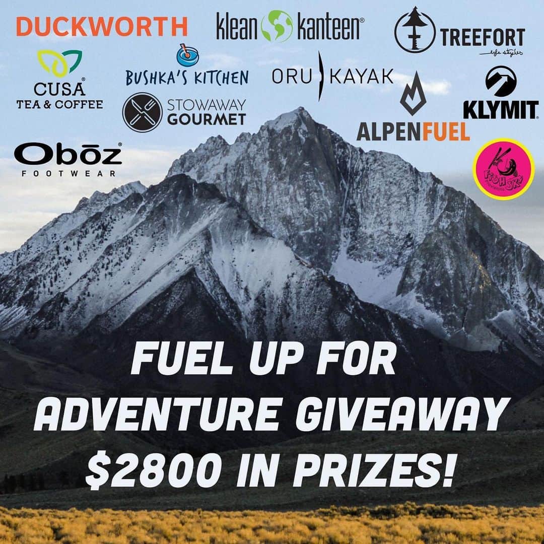 オボズさんのインスタグラム写真 - (オボズInstagram)「Fuel Up For Adventure Giveaway ➡️  We’ve partnered up with some of our favorite outdoor brands to bring you a $2800+ giveaway! Enter to win 1 of 2 prize packages from @alpenfuel, @drinkcusa, @bushkaskitchen, @kleankanteen, @fishskiprovisions, @treefortlifestyles, @orukayak, @duckworthco, @klymit, @stowawaygourmet   🥾 See link in our bio to enter - submit your email address and unlock more ways to win!  Get additional entries for following each brand on Instagram and Facebook.  *Giveaway ends on February 16th, 2021 at 5pm MST *US entries only  #giveaway #adventure #outdoor #trails #hiking #trekking #obozfootwear #alpenfuel #entertowin #partnership」2月9日 22時40分 - obozfootwear