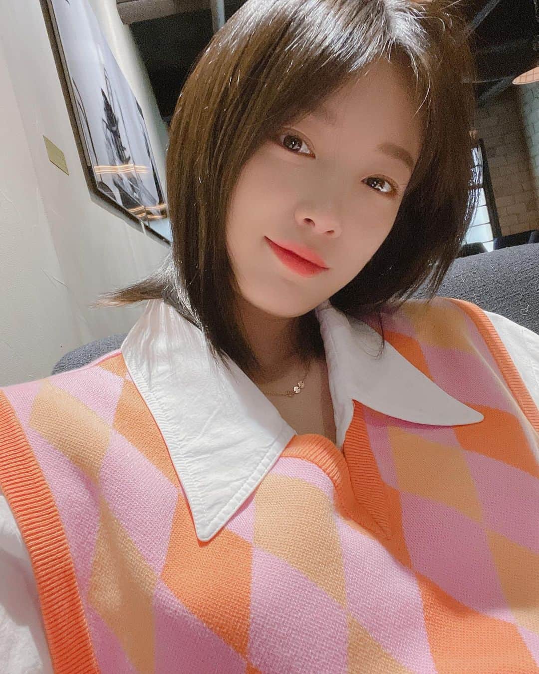 ナリ のインスタグラム：「🧡봄아빨리와죵🧡」
