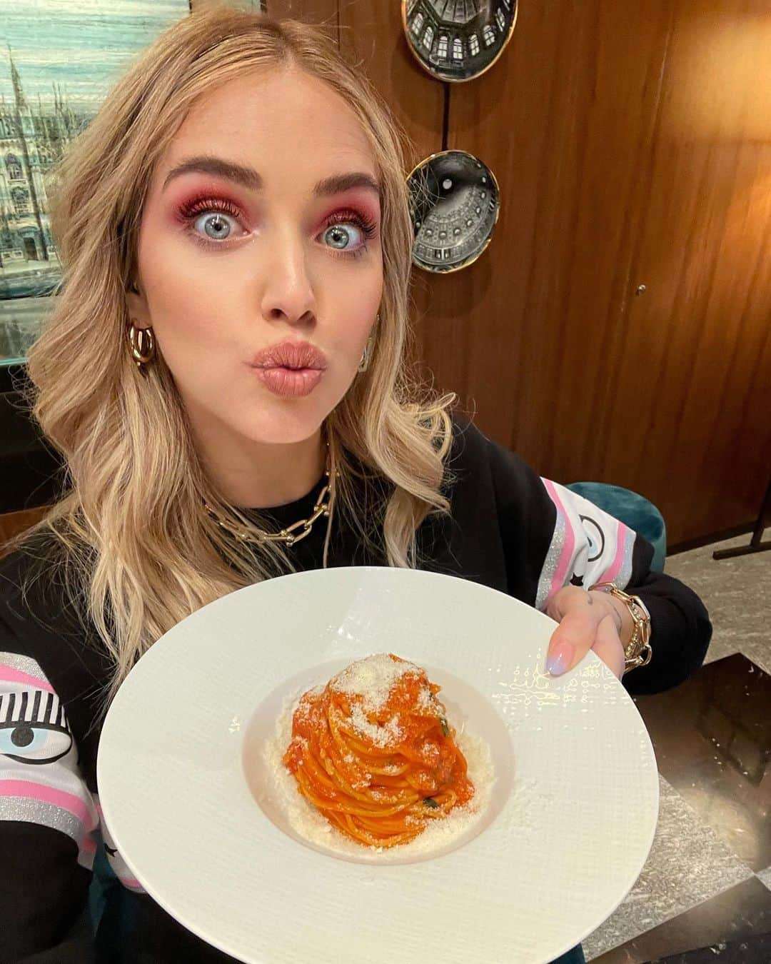 キアラ・フェラーニさんのインスタグラム写真 - (キアラ・フェラーニInstagram)「🍝」2月9日 22時50分 - chiaraferragni