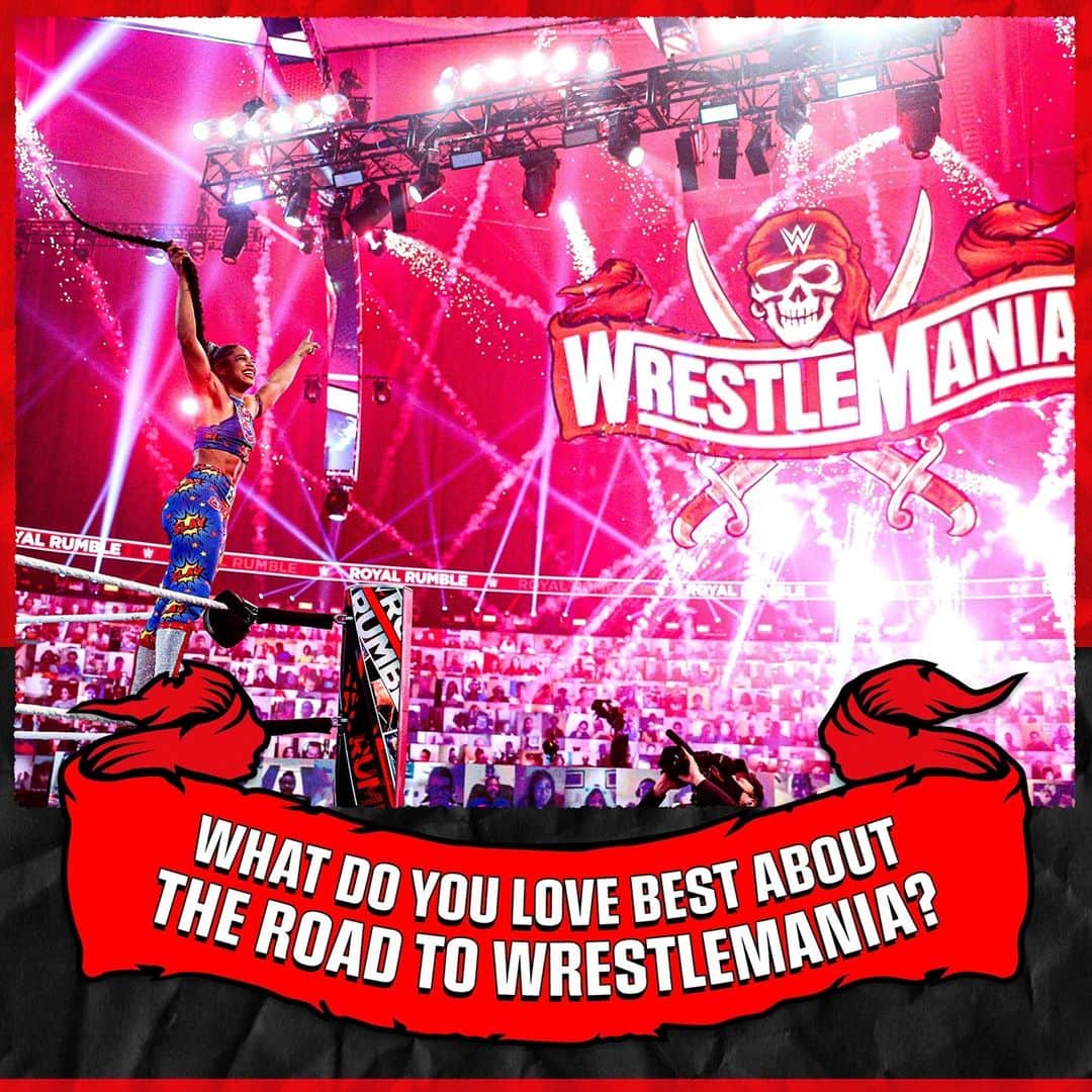 WWEさんのインスタグラム写真 - (WWEInstagram)「Your favorite part of The Road to #WrestleMania is...」2月9日 23時00分 - wwe