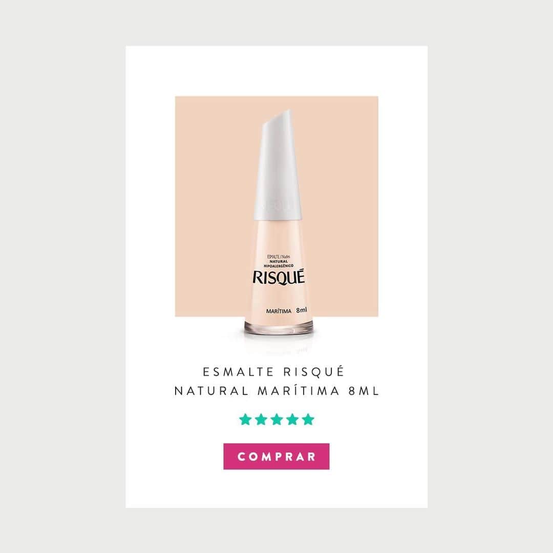 Risqueのインスタグラム：「Dá pra comprar online seus esmaltes queridinhos de Risqué! Na Loja Coty - loja oficial de Risqué - você encontra todos os produtos! São mais de 100 cores, uma para cada versão que existe em você, e uma linha de tratamento Risqué Technology que vai dar um boost na saúde das suas unhas. Clique no link da bio e garanta seus mimos! 😍 ⠀ #TáNasNossasMãos #EsmaltesRisqué #RisquéOficial #RisquéRegular」
