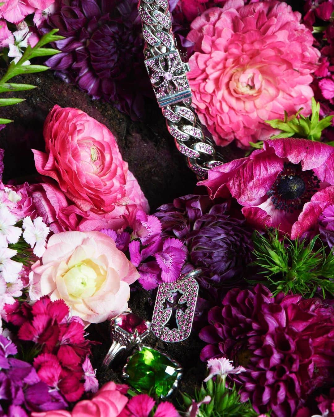 クロムハーツのインスタグラム：「+ pink sapphire +」