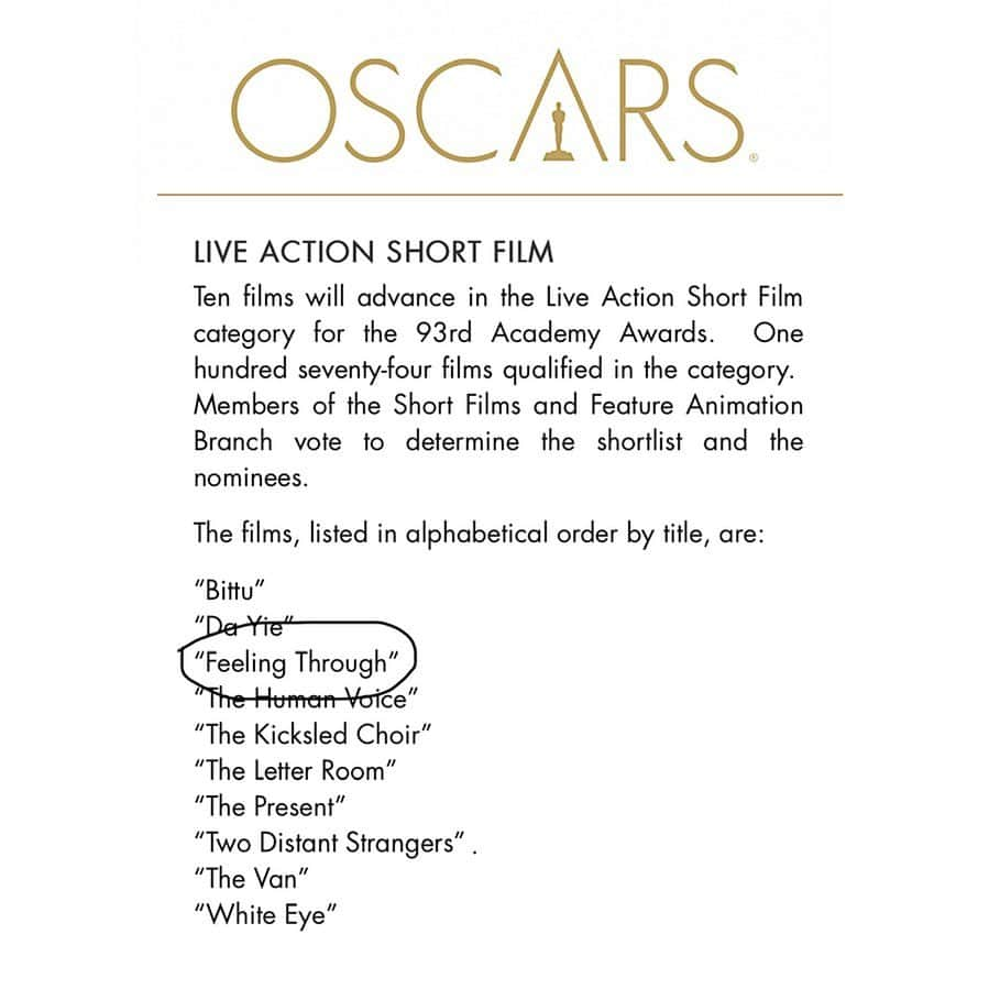 マーリー・マトリンさんのインスタグラム写真 - (マーリー・マトリンInstagram)「We are so proud,  humbled and excited to be part of the @theacademy shortlist for consideration in the category of Live Action Shorts! Yay Team @feelingthrough  and @dougroland @andrewcarlberg @jackjason @helenkellerservices @robert__t99 @steviewondersumtimes. #FYC #oscars2021 #authenticity #deafblind #inclusion #shortfilm」2月10日 9時17分 - themarleematlin