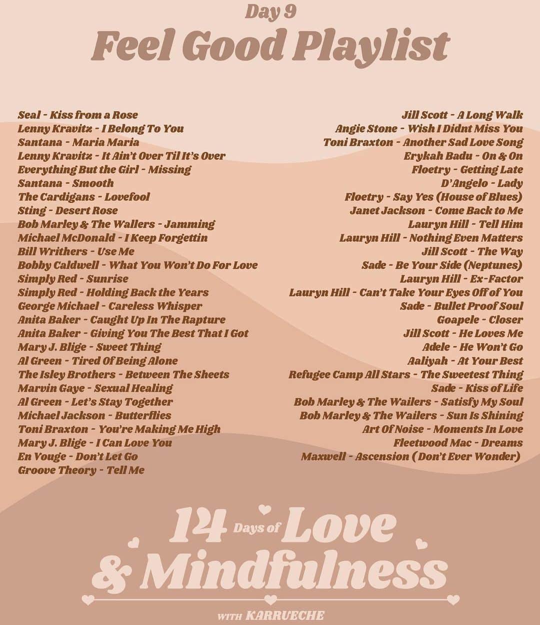 カルーシェ・トランのインスタグラム：「One of my fav playlists ‘CHICKEN SOUP’ - I’m an old soul at heart 🤎 Tell me what songs are on your list??!」