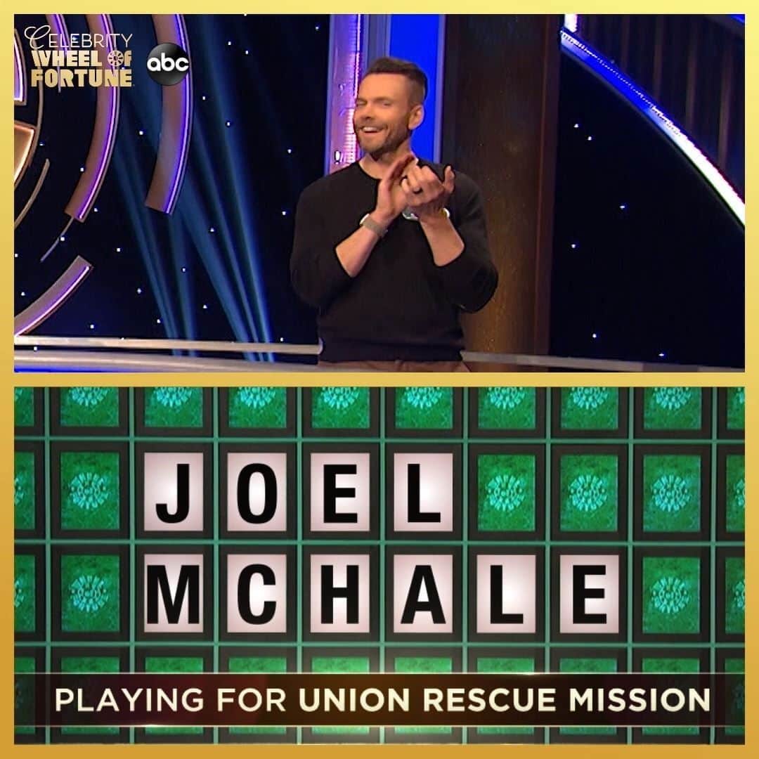 アメリカン・ブロードキャスティング・カンパニーのインスタグラム：「The best puzzles to solve! 🙌 Make sure to watch @joelmchale, @nicolebyer, and @peeweeherman on #CelebrityWheelOfFortune this Thursday at 8|7c!」