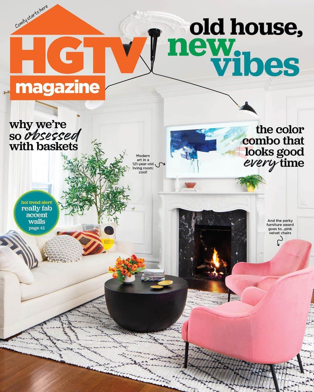 HGTVさんのインスタグラム写真 - (HGTVInstagram)「The March issue of #HGTVMagazine celebrates oldies but goodies—and we mean houses! 🏡 Grab an issue off newsstands for old-house curb appeal ideas, 120-year-old home tours and more. 💫 . 📷: @linea.photo Stylist: @ma2thewjg Designer: @beginninginthemiddle @mixdesigncollective」2月10日 2時07分 - hgtv