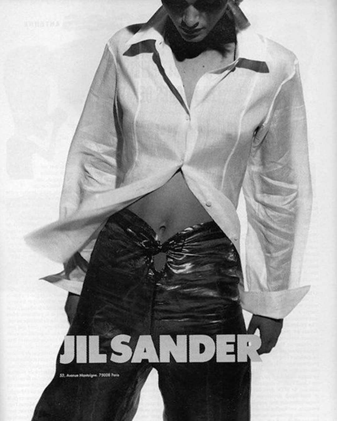 エルエヌシーシーのインスタグラム：「LN-CC Inspiration: Jil Sander 1990, photographed by Peter Lindbergh. #Archive」