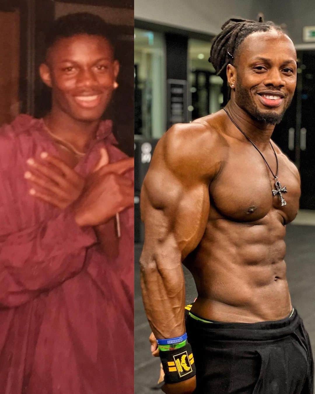 Ulissesworldさんのインスタグラム写真 - (UlissesworldInstagram)「Same Smile, different Work Ethic 💪🏾 Guess the age difference?👇 #transformationtuesday Never Forget where You Started From 👊🏽」2月10日 3時20分 - ulissesworld