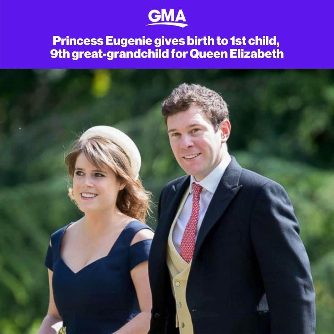 Good Morning Americaさんのインスタグラム写真 - (Good Morning AmericaInstagram)「Princess Eugenie is now a mom to a beautiful baby boy! More at link in bio.」2月10日 4時00分 - goodmorningamerica