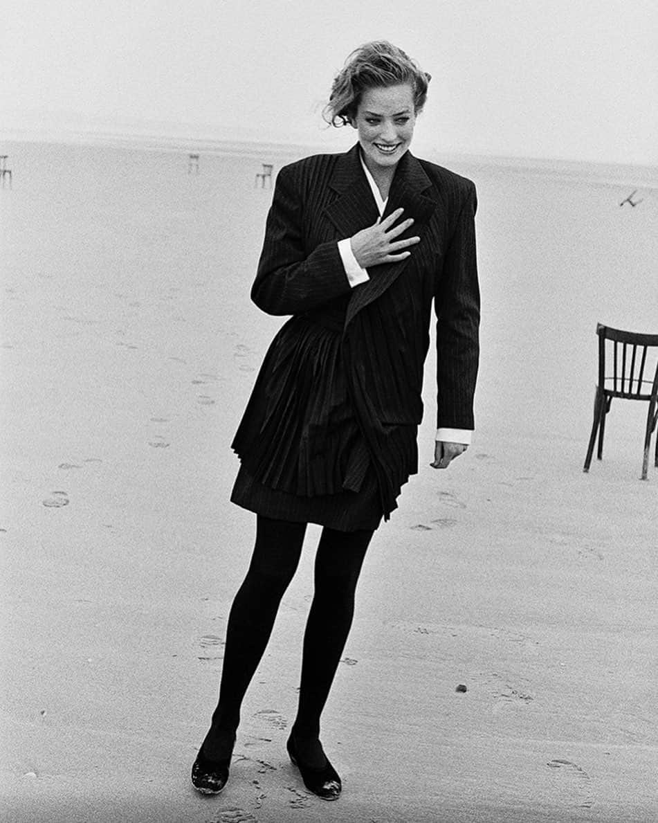 ピーター・リンドバーグさんのインスタグラム写真 - (ピーター・リンドバーグInstagram)「Tatjana Patitz, Le Touquet, 1987 #LindberghStories #ReiKawakubo #commedesgarcons」2月10日 3時34分 - therealpeterlindbergh