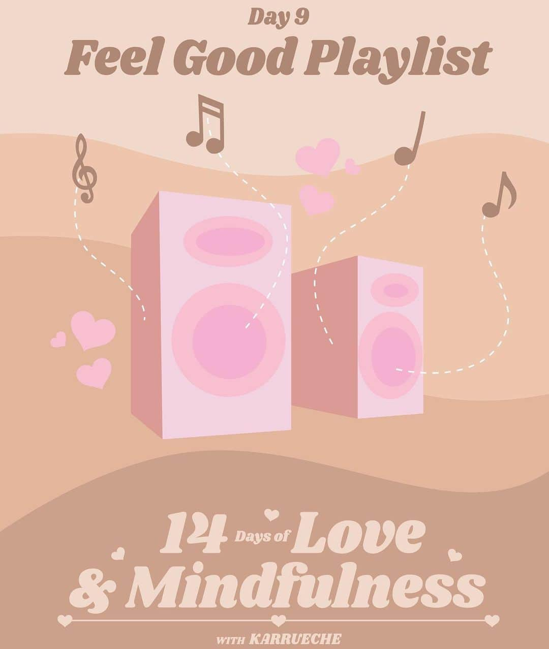 カルーシェ・トランさんのインスタグラム写真 - (カルーシェ・トランInstagram)「Day 9 of 14 Days of Love & Mindfulness! Curate a playlist that makes you feel good 🤎」2月10日 3時46分 - karrueche