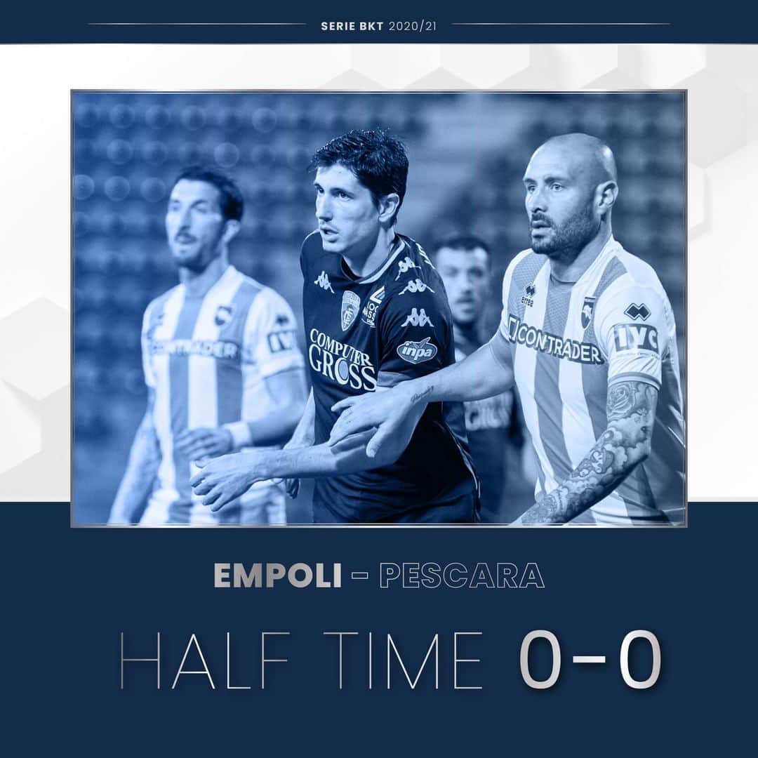 エンポリFCさんのインスタグラム写真 - (エンポリFCInstagram)「Il primo tempo tra Empoli e Pescara si chiude sullo 0-0 #EMPPES」2月10日 3時46分 - empoli_fc_official