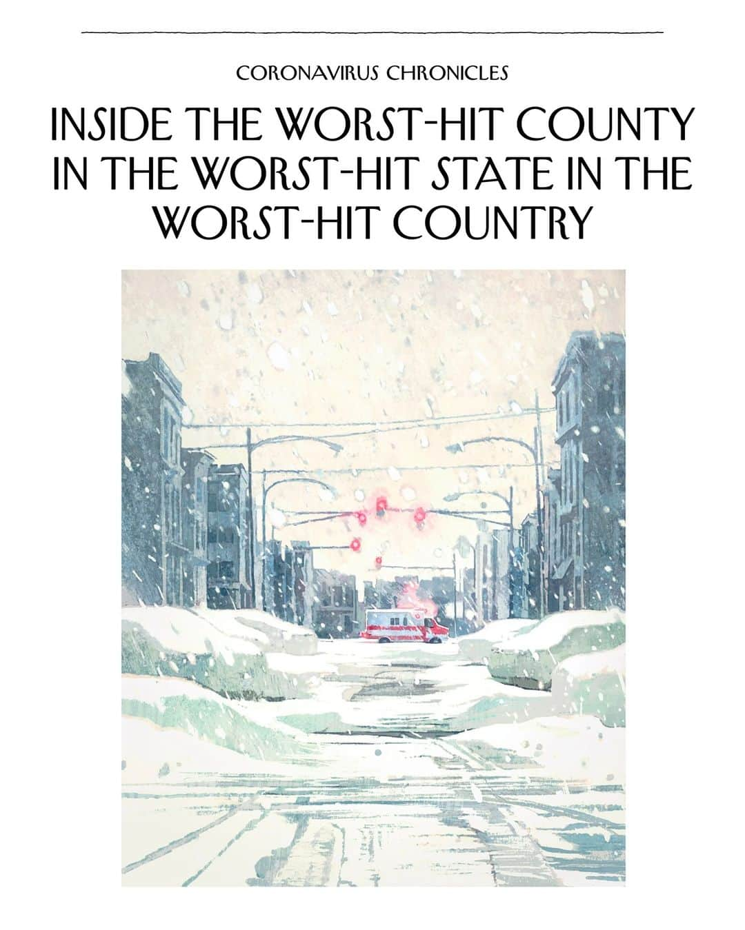 The New Yorkerさんのインスタグラム写真 - (The New YorkerInstagram)「In Minot, North Dakota, a city of 48,000 people, a city-council meeting was into its third hour when an alderwoman put forward a controversial motion: she wanted Minot to adopt a mandatory-mask policy. At the time, North Dakota had more new cases and deaths per capita than any other state. Half of its hospitals were facing critical staff shortages. The COVID-19 wing and the I.C.U.s. of Minot’s Trinity Hospital were filled with victims of the pandemic. “Pretty much everything that we ever talked about when I went through training on how to manage pandemics and bioterrorism has played out in this,” one local public-health official said. “With the exception that nobody ever talked about what to do if we weren’t able to convince the public that this was serious.” At the link in our bio, Atul Gawande takes a closer look at how, in one community in North Dakota, a surge in COVID-19 cases revealed a stark divide over how to get life back to normal. Illustration by @hokyoungkim_.」2月10日 4時00分 - newyorkermag