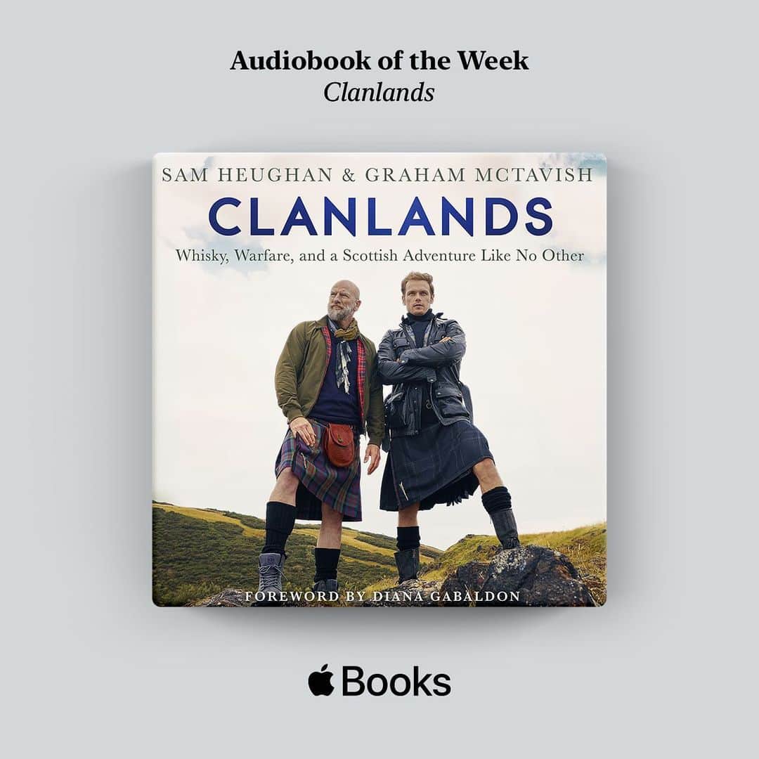 サム・ヒューアンさんのインスタグラム写真 - (サム・ヒューアンInstagram)「Whooohooo!! Those clever people at @AppleBooks chose Clanlands as the #AudiobookOfTheWeek!  Check it out with link in stories! 🍏 📖」2月10日 4時30分 - samheughan