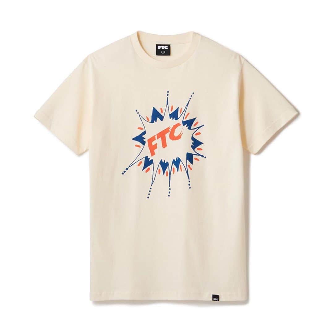 エフティーシーのインスタグラム：「FTC Bang Tee — Cream, Navy, White — available online 💥 #ftc #forthecity #ftcsanfrancisco #ftcjp #ftcbarcelona #ftctokyo #ftcnagoya #ftcosaka #ftcspringsummer2021」