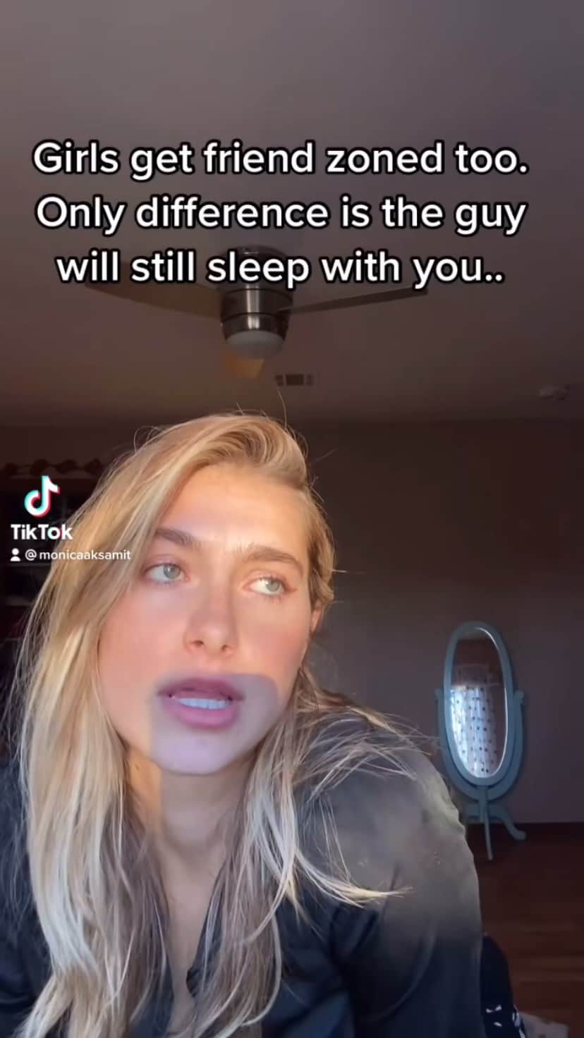 Monica Aksamitのインスタグラム：「But where is the lie? #moderndating #relationships #relateable #truth #friendzone」