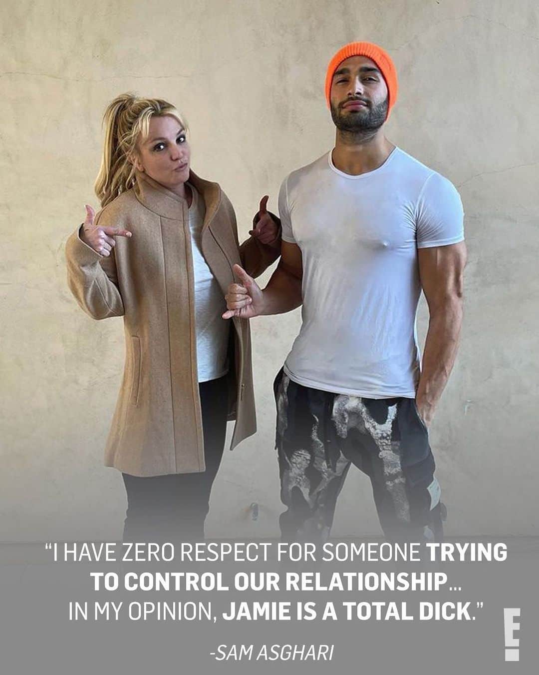 E! Onlineさんのインスタグラム写真 - (E! OnlineInstagram)「As the #FreeBritney movement continues to pick up steam, Britney Spears' boyfriend Sam Asghari is no longer holding back his opinion. His thoughts about Britney's father and his hopes for a "normal" future are at the link in bio. (📷: Instagram)」2月10日 5時54分 - enews