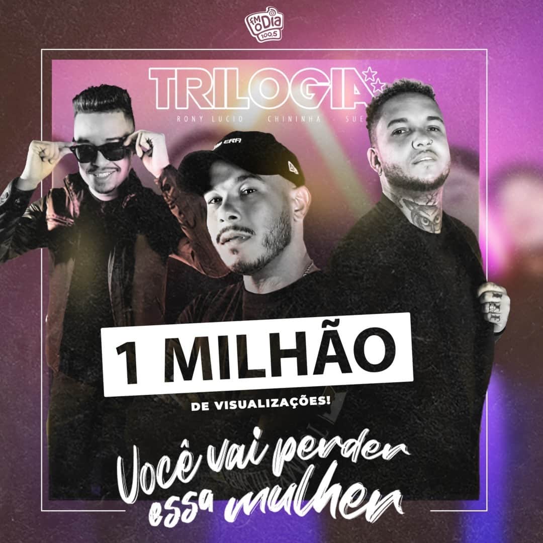 Rádio FM O Dia のインスタグラム：「"Você Vai Perder Essa Mulher" bateu 1 milhão de visualizações, hein! 💥 ⠀ Geral aqui já assistiu, né? 😍 ⠀ #Pagode #Samba #Musica #Trilogia #RiodeJaneiro #Brasil」