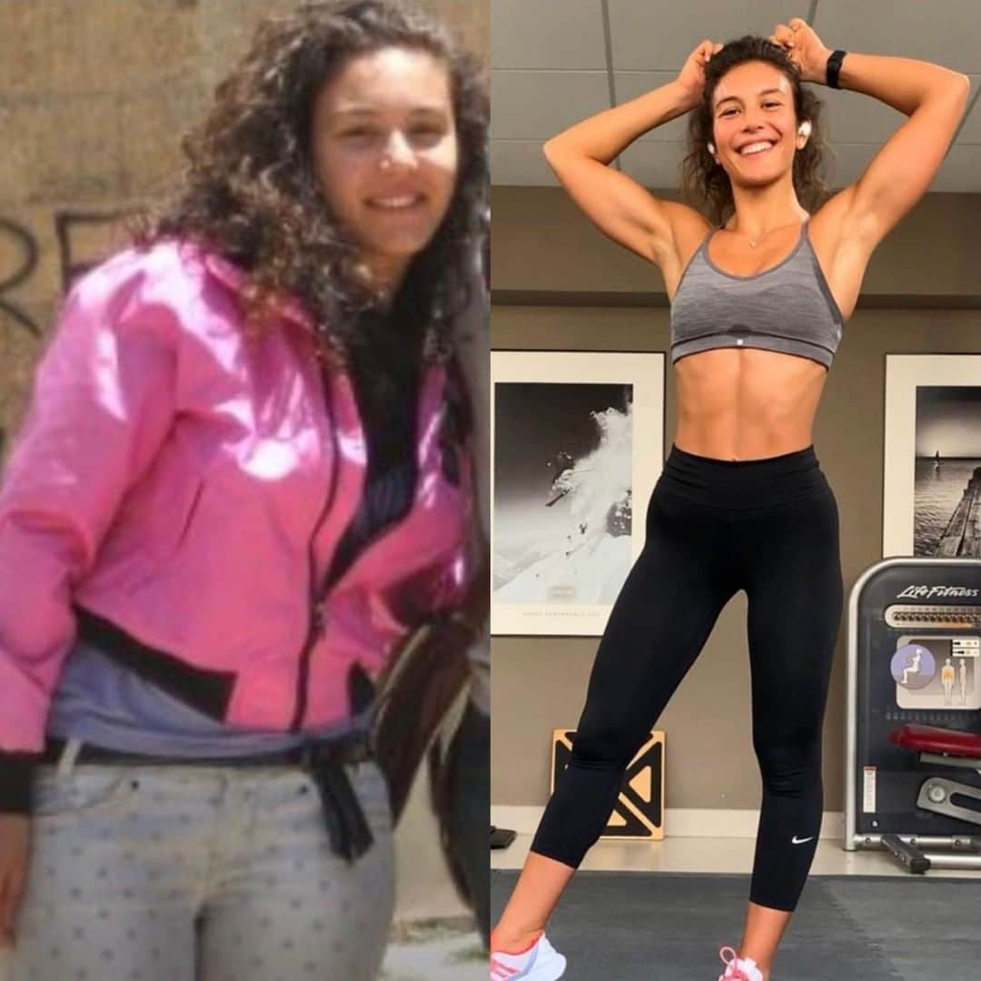 ケイラ・アイトサインズさんのインスタグラム写真 - (ケイラ・アイトサインズInstagram)「#BBGprogress 🤩Giulia’s (@thefitbelly) progress with my #BBG program. SO many of you have reached out to me during this Challenge to let me know how much your perception of fitness has changed for the better! Like Giulia, you're all crushing your goals and I love that so many women in the #BBGcommunity are focused on how they FEEL when they exercise, rather than a number on a scale.  Giulia says: "There is more than just weight loss ✨ Left: me with the constant goal of losing weight, unhappy with how I looked. Right: me with the constant goal of being stronger, having fun, get my post-workout endorphins in and improve my performance, happy with how I look and embracing change. When I started to work out, it was to have a body in which I could feel confident. The fact is that, just after few workouts, I started to feel that not only I was changing physically, but also mentally. I became stronger, faster, more confident and happier. The “YOU CAN DO IT” I was saying to myself became “I DID IT!” and I couldn’t be more grateful to the girl on the left to just stick to it, show up for herself and trust the process."  If you're struggling to change your approach to fitness, the next time you complete a BBG Challenge workout, focus on how you FEEL during and after the workout and speak to yourself with more positive words to really shift your mindset. Ladies, if you have any tips for members trying to shift their mindset, comment below 👇👇  www.kaylaitsines.com/SweatChallenge  #BBG #BBGatHome #SweatatHome #BBGprogress #fitnesstransformation #fitness」2月10日 6時30分 - kayla_itsines