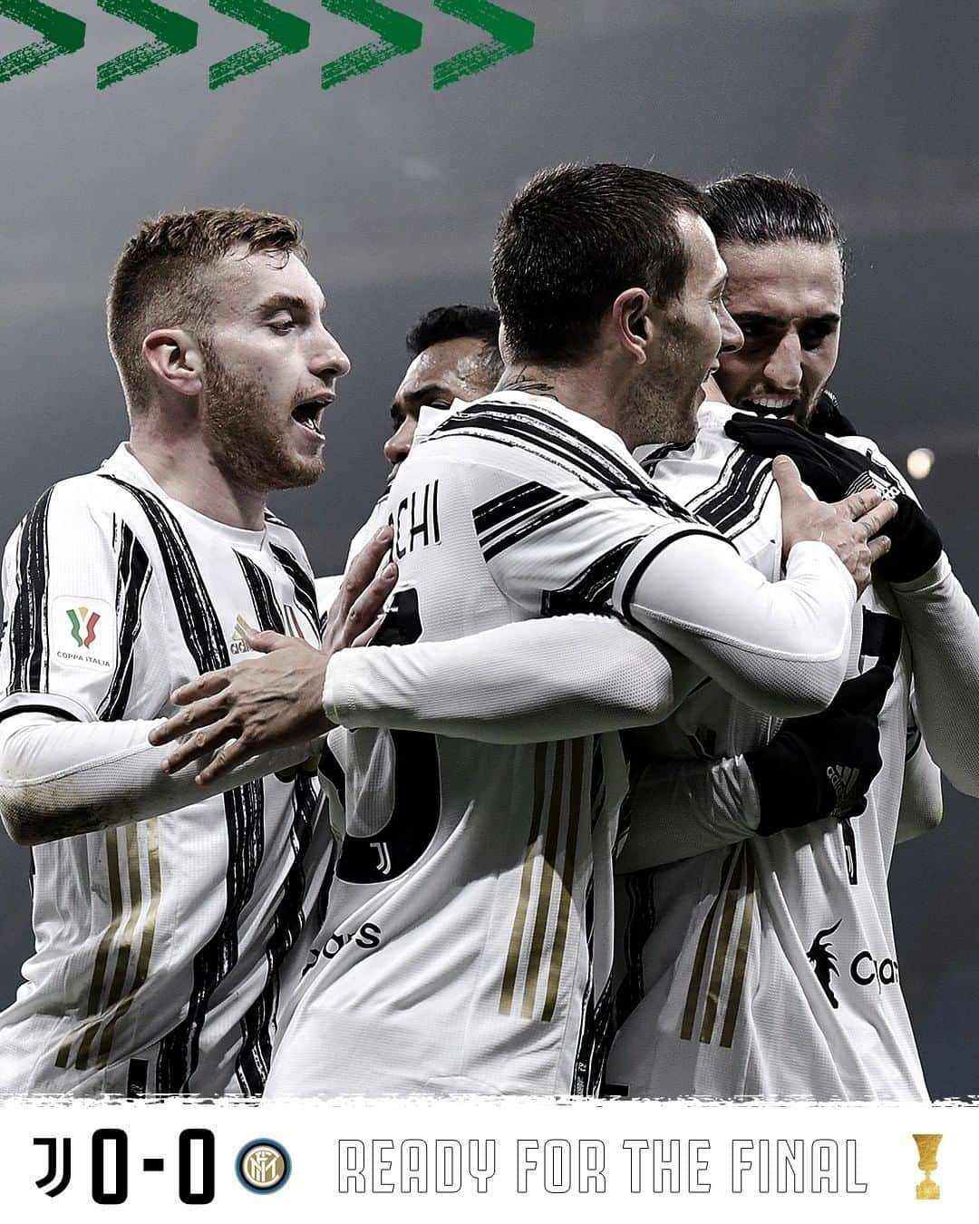 ユヴェントスFCさんのインスタグラム写真 - (ユヴェントスFCInstagram)「WE’RE INTO THE #COPPAITALIA 𝗙𝗜𝗡𝗔𝗟!!! 🏆💪  #JuveInter #FinoAllaFine #ForzaJuve」2月10日 6時40分 - juventus