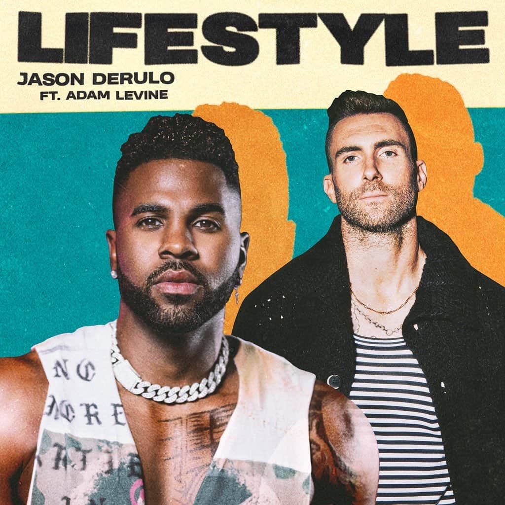 Maroon 5のインスタグラム：「“LIFESTYLE” • @jasonderulo ft. @adamlevine • single and lyric video out now ✨✈️💖」