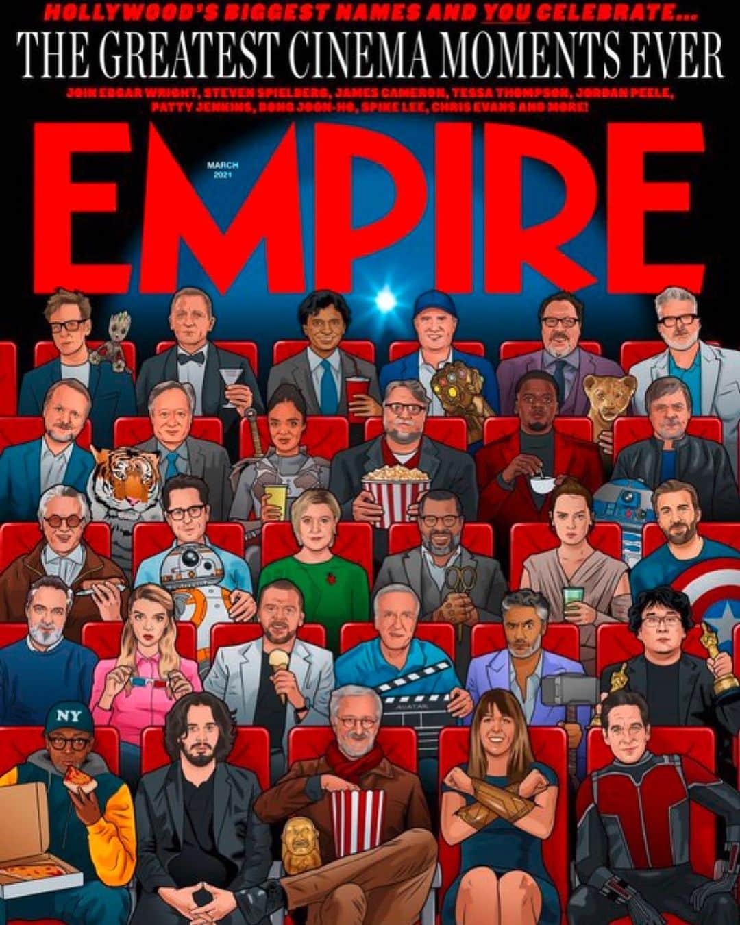 マーク・ハミルさんのインスタグラム写真 - (マーク・ハミルInstagram)「Uh oh... you just know this crowd is gonna talk through the entire movie. 🙄  @edgarwright @empiremagazine」2月10日 7時27分 - markhamill