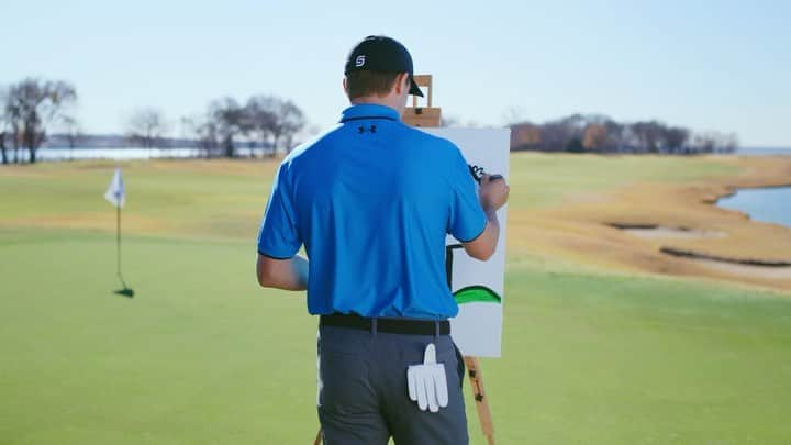 Jordan Spiethのインスタグラム：「Carrying a special bag @attproam this week designed by @mattcorradoart - and since I’m sticking to my day job, there will be a chance later this week for anyone to show their design skills in action… #ATTAthlete #PebbleBeach」