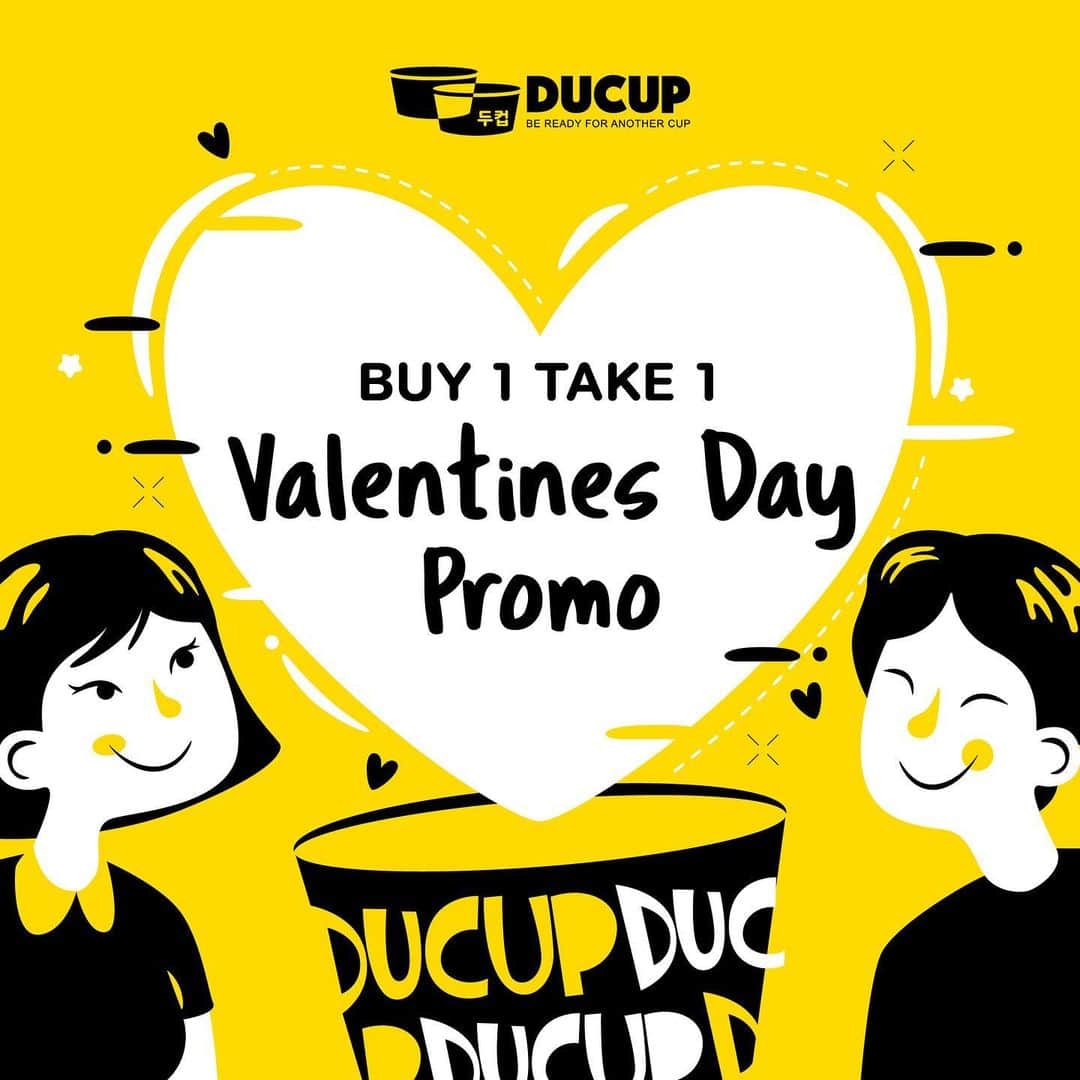 Ryan Bangさんのインスタグラム写真 - (Ryan BangInstagram)「#Ducup #두컵 Hello couples! Saan po kayo sa valentines day? Wala pang plano? Dito na kayo mag date! We have a special BUY 1 TAKE 1 Promo for you and your jowa this coming Valentines day. Purchase any ducup meal and get the other one for FREE!!   To avail our promo:  - Take a couple selfie inside our store. - Share and tag us using our hashtag #DUisbetterthanone @ducupmnl  - Show your shared couple picture at the cashier to avail the buy 1 take 1 promo.  Note: This promo is valid on Valentines day only, February 14, 2021  Sa mga single. Next year, promise. We’ll make bawi!」2月10日 19時55分 - ryanbang