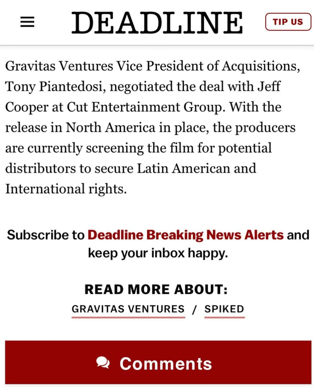 ダナイ・ガルシアさんのインスタグラム写真 - (ダナイ・ガルシアInstagram)「Wohooo!! thank you @deadline for the big shoutout! 🥳🎊🌱 (Link in Bio) for full article!!  Our film #Spiked written & directed by @juanmartinezvera - produced by Per Melita will be out in March 26th!!!! 🎉🌱👑 Big shoutout to our awesome cast #aidenquinn @ddlovejoy @itscarlosgomez @mclovensky @walter_belenky @sallopez9967 @wendy_makkena & myself.  I’m so proud of this journey. Thank you so much sharing your magic!!!  @deadline 🥳🥳🥳 Anchored by an outstanding performance by Aidan Quinn, Juan’s film integrates issues around immigration, law enforcement, and journalistic integrity into a compelling real-life narrative. We look forward to presenting this timely film to North American audiences,” said Tony Piantedosi, Vice President of Acquisitions at Gravitas Ventures.  The story follows John Wilson, a newspaper publisher in a small U.S./Mexico border town who denounces the abuse of power by local law enforcement. John has been at it for years and has made more than a few enemies and stepped on more than a few toes. Following the killing of an immigrant worker, an incident that the police are unwilling to do anything about, the newspaper publisher and his team take on the plight of the family and of the community to find those responsible and bring them to justice. At every turn, his efforts are thwarted by an uncooperative police chief who seems to have her own agenda. Matters escalate when John succumbs to a mysterious illness that threatens his life and his investigation.  Can’t wait to see this!  #movies #comingsoon #workflow #community #funtimes #danaygarcia #herewego #again #lafamilia #time @deadline  Never forget the magic 👑#queen」2月10日 11時09分 - danaygarcia1