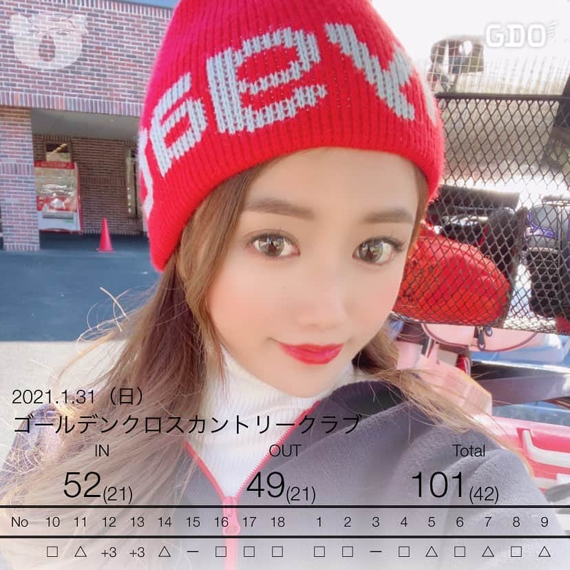 Shienさんのインスタグラム写真 - (ShienInstagram)「・ ・ ここのゴルフ場難しくないですか？😭 42パッドって。。。 でも久しぶりのラウンド楽しかった❣️ ・ ・  #ゴルフ #ゴルフ女子 #ゴルフ好き #ゴルフウェア #ゴルフコーデ #ゴルフは難しい #ゴルフうまくなりたい #ゴルフ女子と繋がりたい #ゴルフ部 #ゴルフコーディネート #ゴルフばか #ゴルフ最高 #女子ゴルファー #インスタゴルフ女子#高尔夫 #高爾夫 #골프 #골프웨어 #golf #golfgirl #高尔夫球 #高尔夫女子 #高爾夫球 #ゴルフ好きな人と繋がりたい #ゴルフ初心者 #ゴルフ大好き」2月10日 12時44分 - shien_o1202