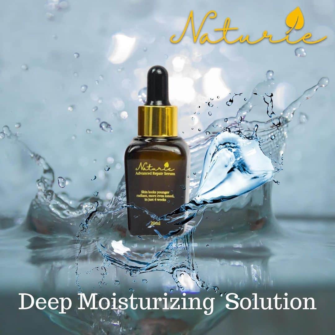 ナチュリエのインスタグラム：「Naturie Advanced Repair Serum is an anti-aging, anti-acne goodie that brightens, hydrates and moisturizes your skin while being 100%  chemical FREE completing your natural skincare equation. . Naturie Advanced Repair serum will not cause peeling, dryness, and irritation you may have experienced with other as the aloe vera in the ingredient helps to  soothe your skin and the algae extract works to tremendously hydrates your skin.  .  Use it day and night for glow that you're sure to notice. . This serum is available at www.naturie.com.my.」