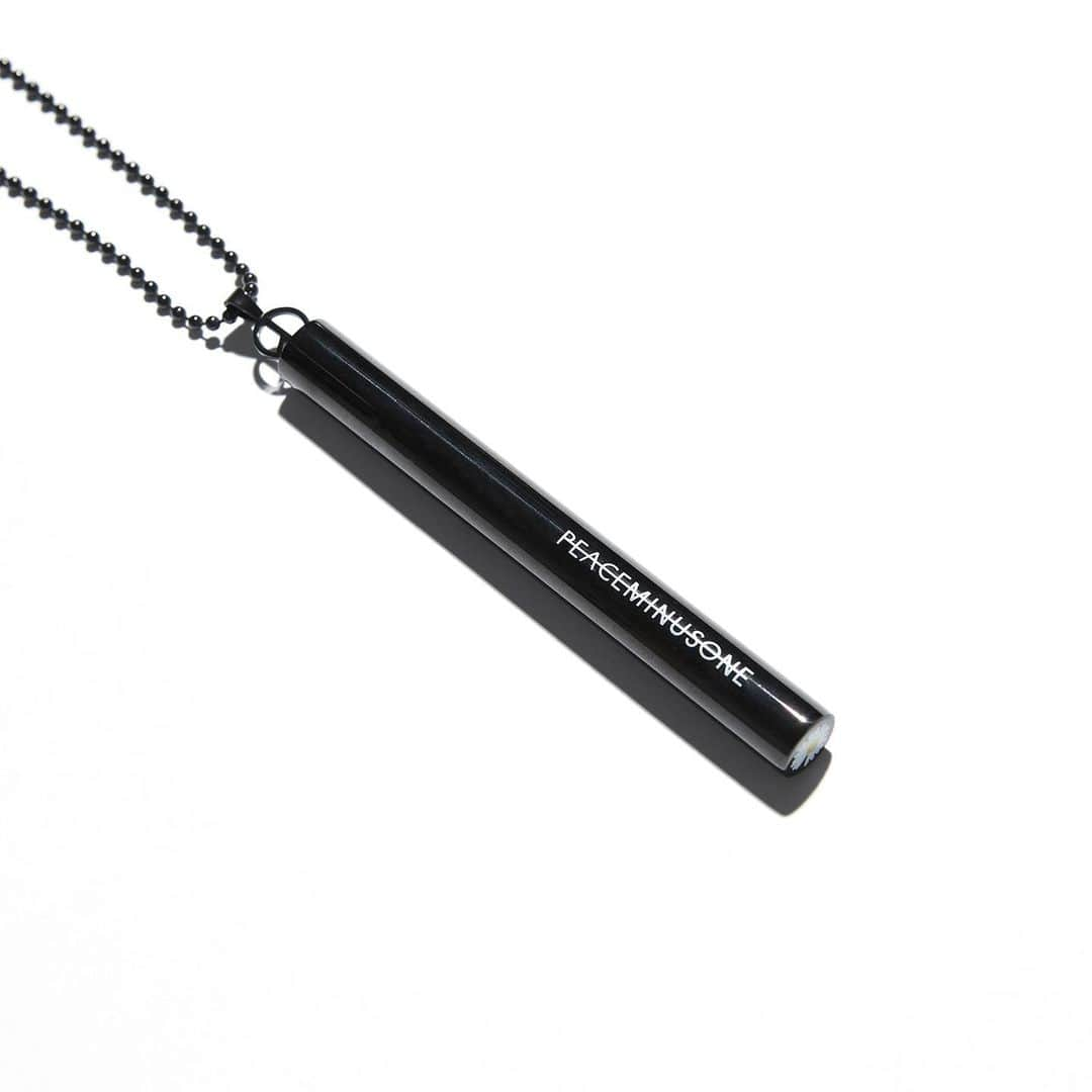 PEACEMINUSONEさんのインスタグラム写真 - (PEACEMINUSONEInstagram)「PMO®➖NECKLACE #2 BLACK」2月10日 13時00分 - peaceminusonedotcom