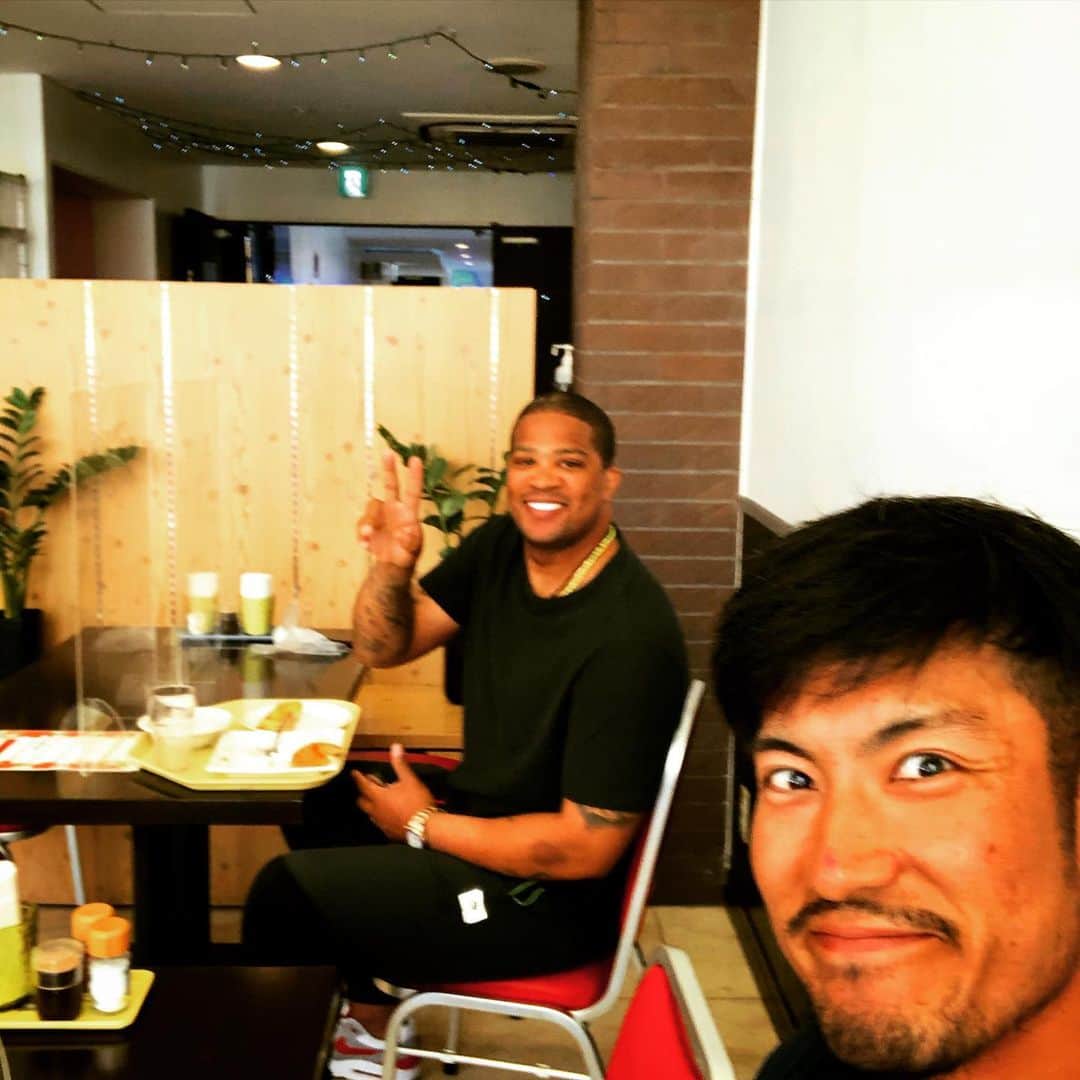 のインスタグラム：「#off#Tanque #Viciedo #lunch#steak#okinawa」