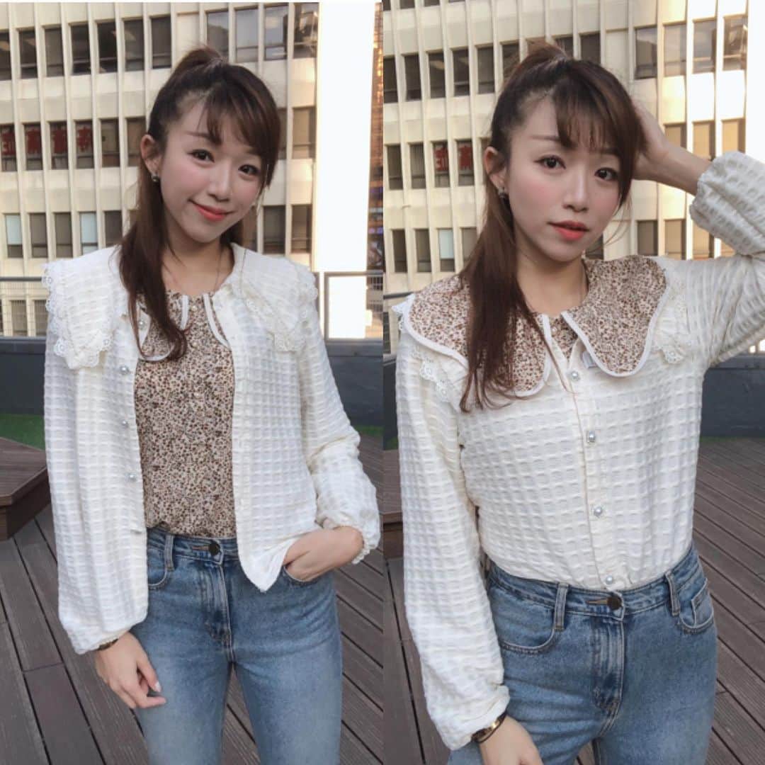 Fleur Fleurのインスタグラム：「可以當外套或者上衣嘅2-way top! 新作全線八五折優惠💓💓💓 把握喺農曆新年前買新衫嘅機會啦 我哋呢兩日都係照常營業🈺️ 由下午一點到夜晚九點 歡迎上嚟參觀試新衫」