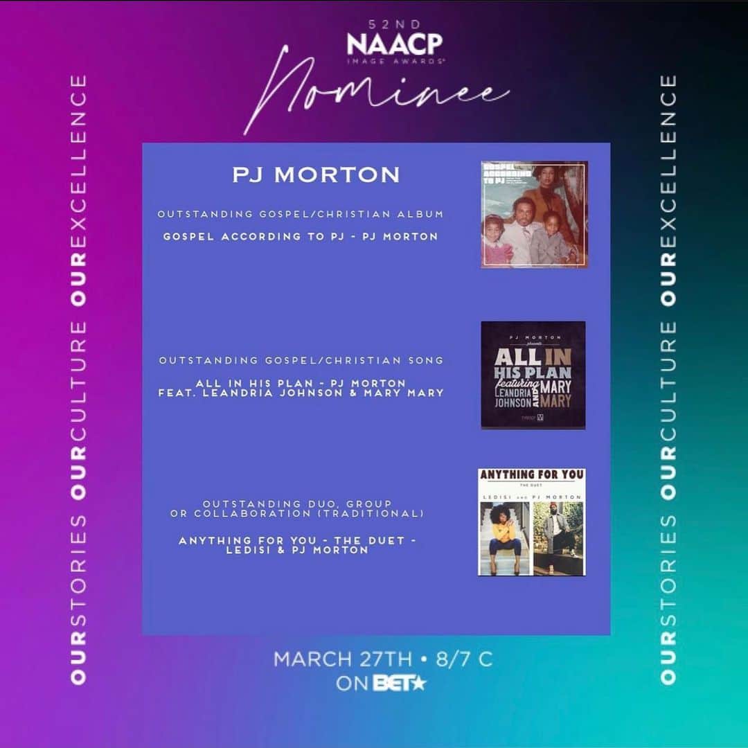 Maroon 5さんのインスタグラム写真 - (Maroon 5Instagram)「Congrats to our very own @pjmorton on 3 @naacpimageawards nominations! #GospelAccordingtoPJ」2月10日 15時15分 - maroon5